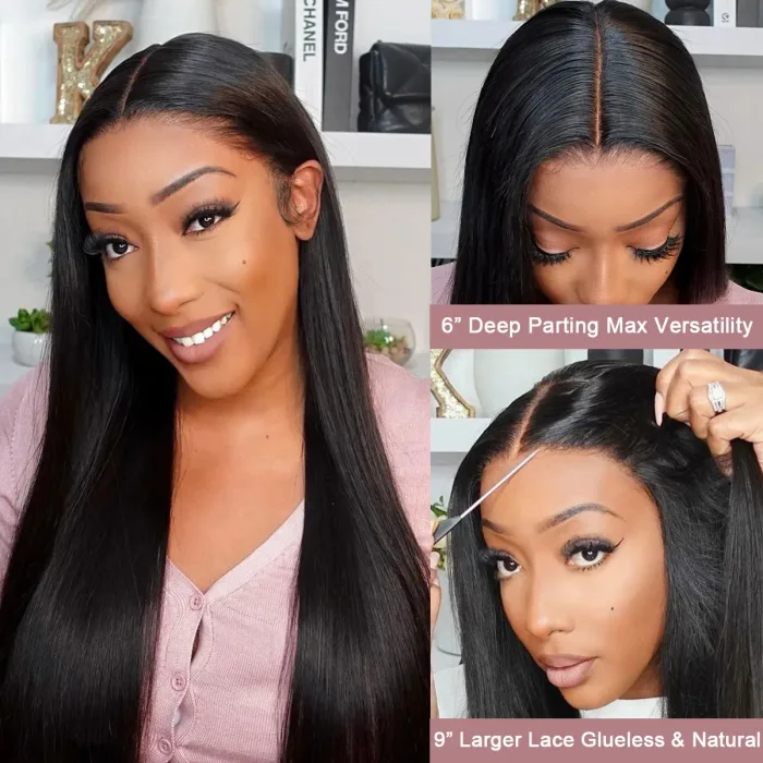 Parting Max 9×6 Lace Ready To Go Straight Wig