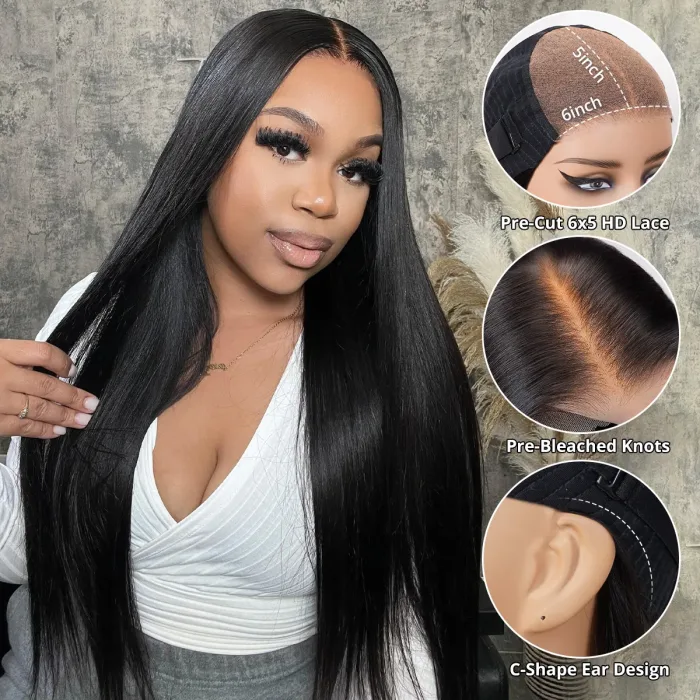 Pre-Bleached Knots Pre-Cut Lace Wigs