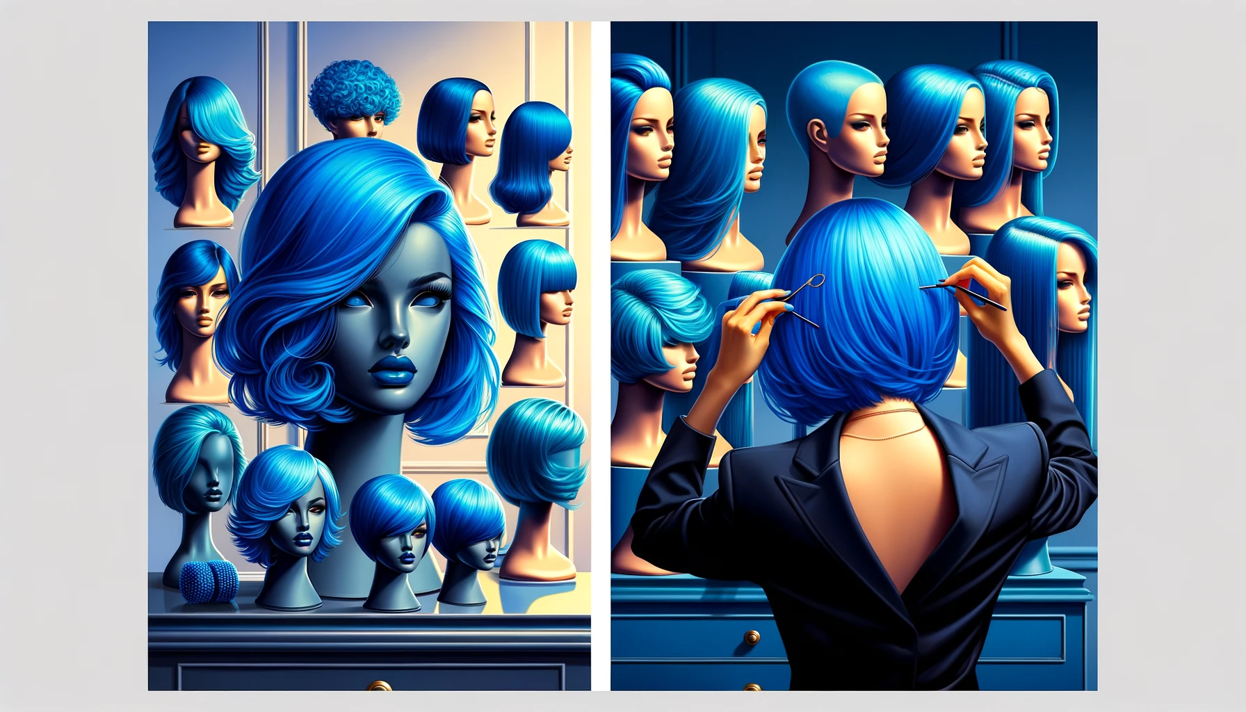 A Guide to Blue Colored Wigs: Embracing Boldness