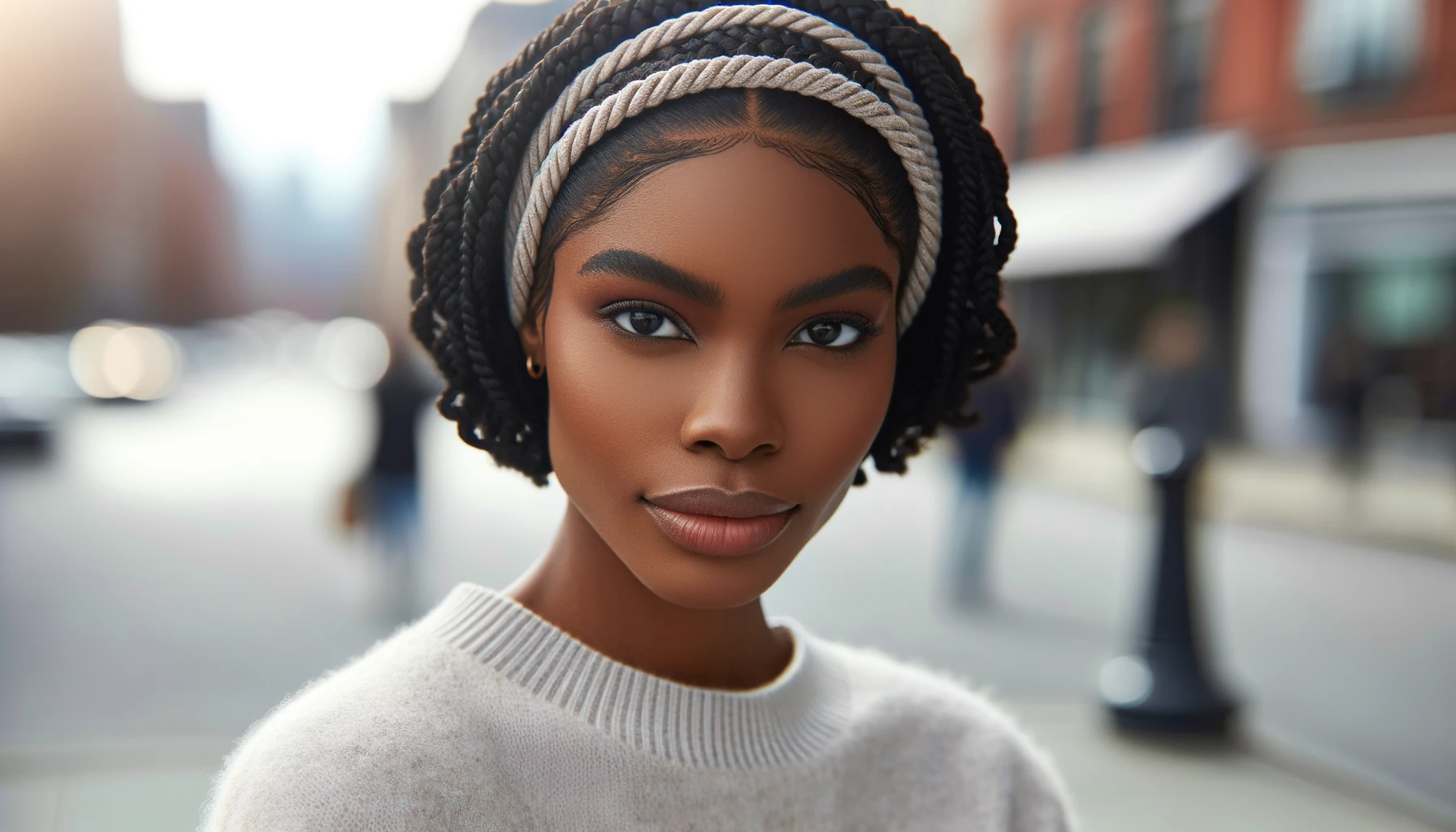 How to Wear a Braided Headband Wigs ?