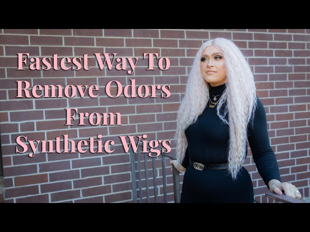 remove the odor from synthetic wigs