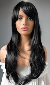 Material Options for Long Black Wigs