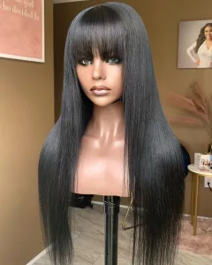  Types of Black Bangs Wigs