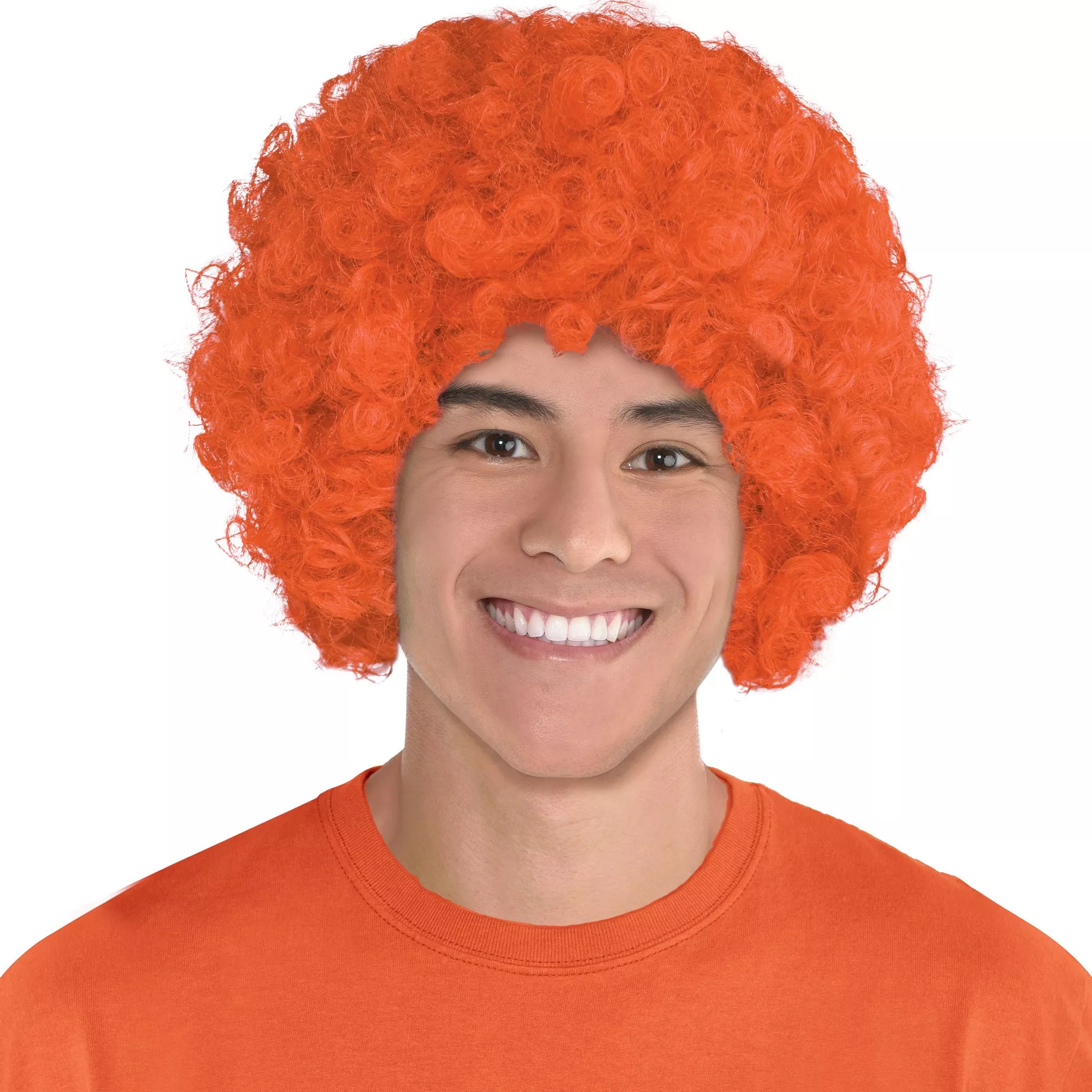 Frizzy Orange Wig