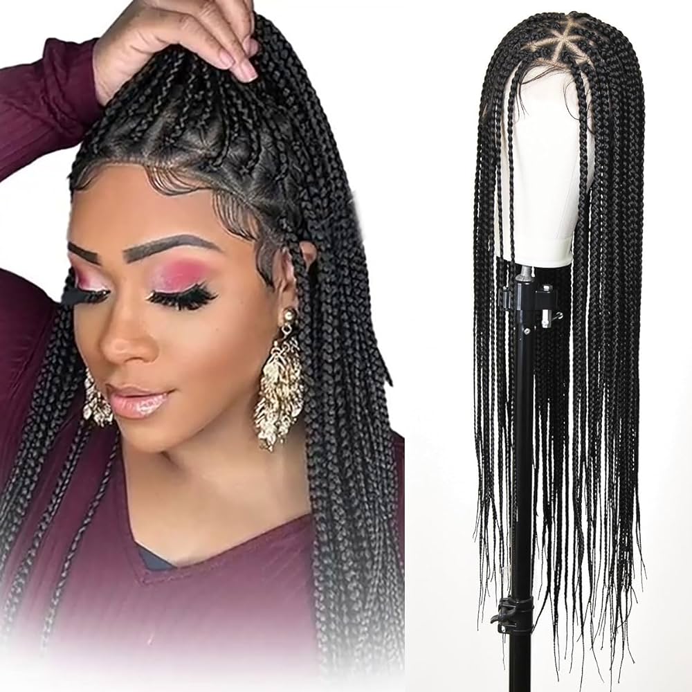 frontal wig braids