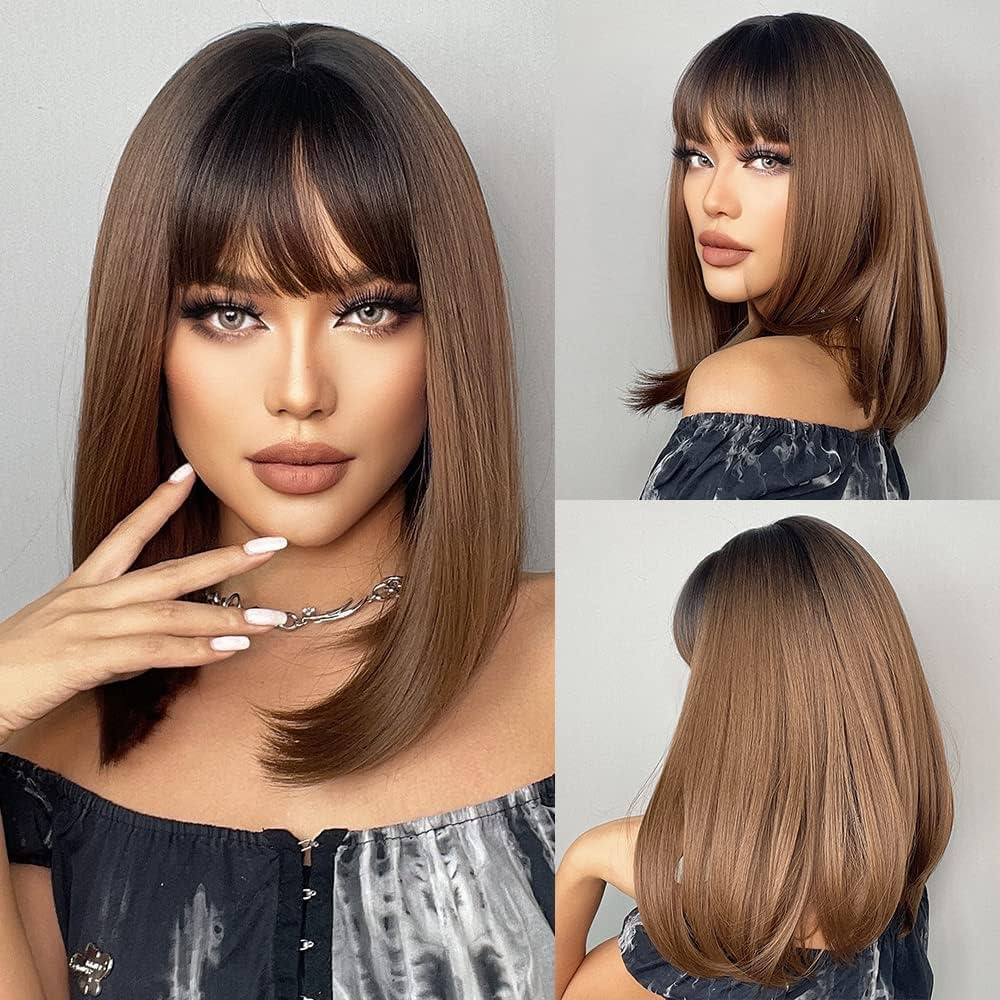 fringe bang wig human hair