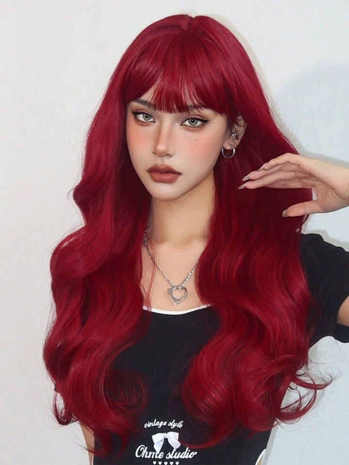 Styling a Red Wig Naturally