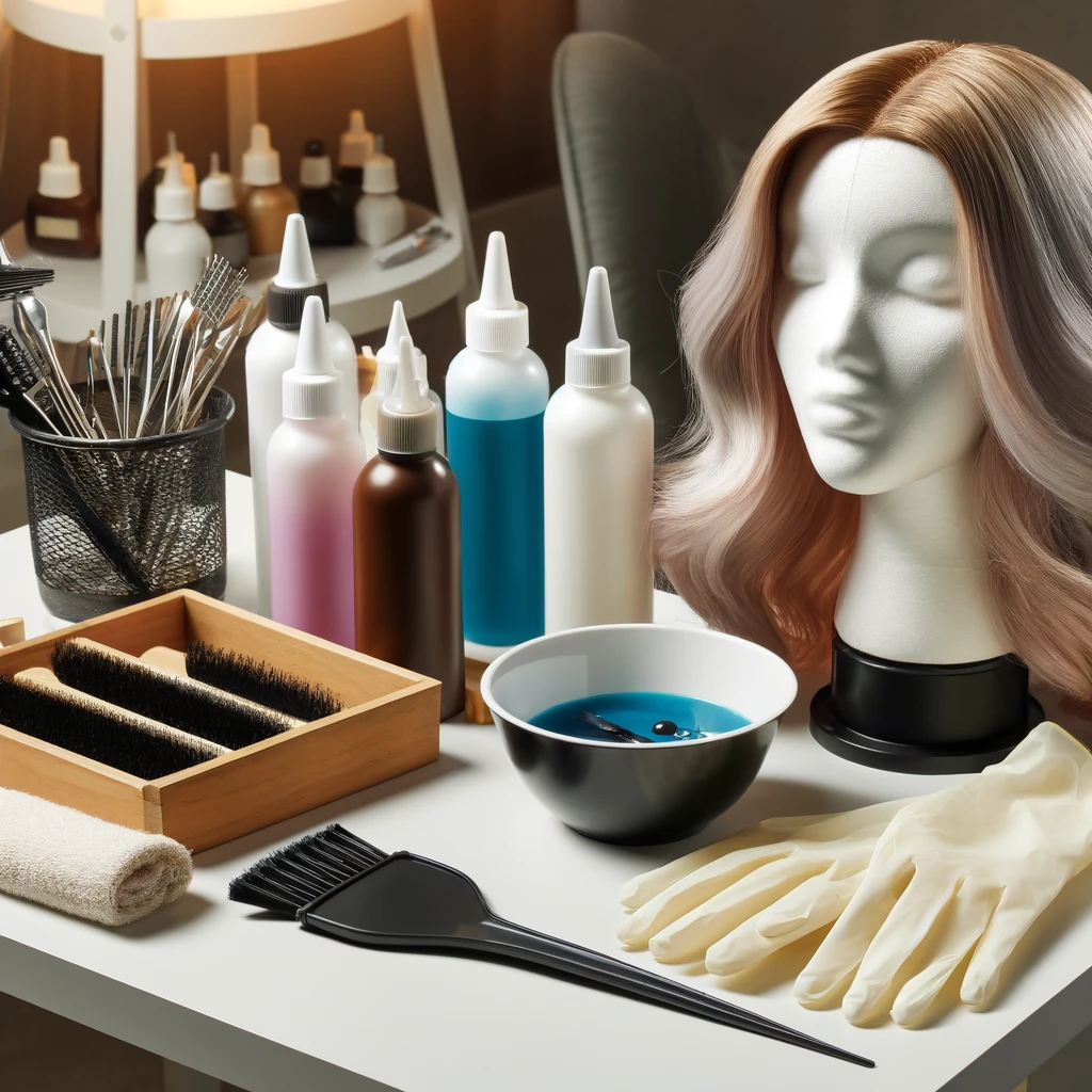 Essential Tools for Dyeing a Wig