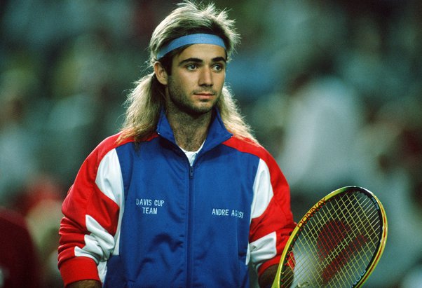 Andre Agassi and His Hairstyles