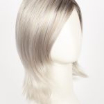 SILVER-BLONDE-ROOTED