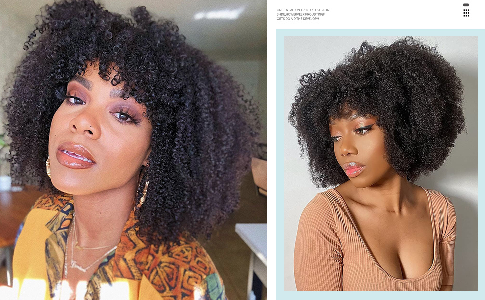 afro curly wig