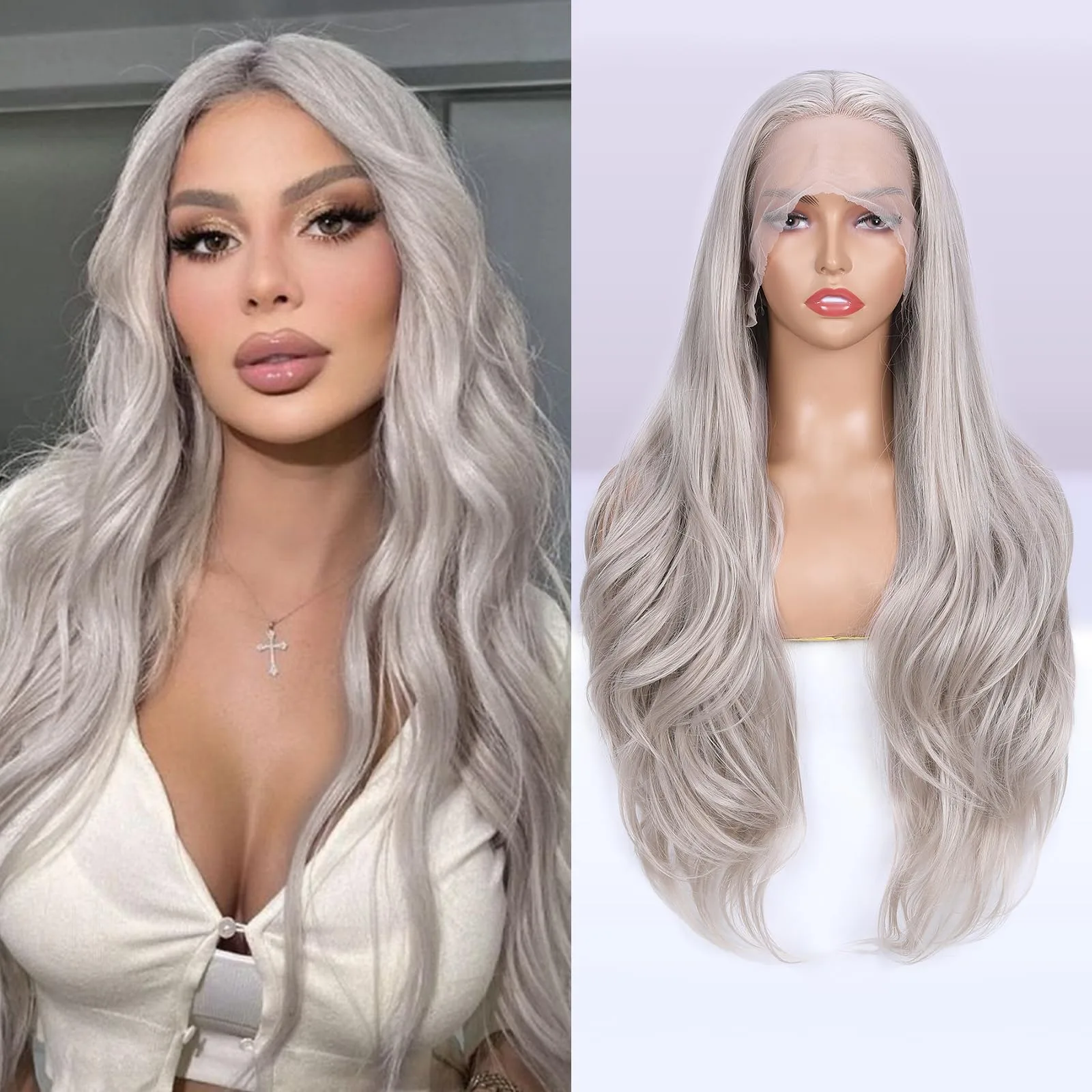 Grey Lace Front Wig