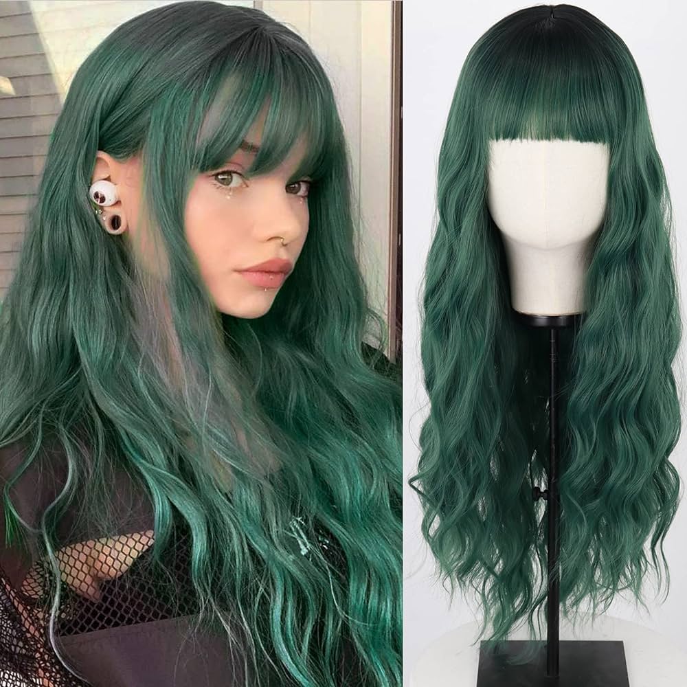 Natural-Looking Styles for Green Wigs