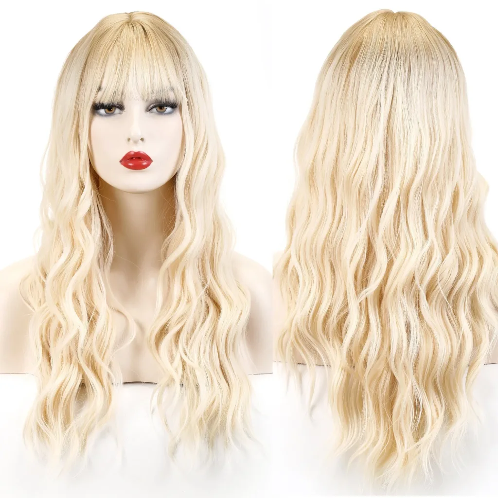 Tips for Styling and Maintaining Blonde Wig Bangs