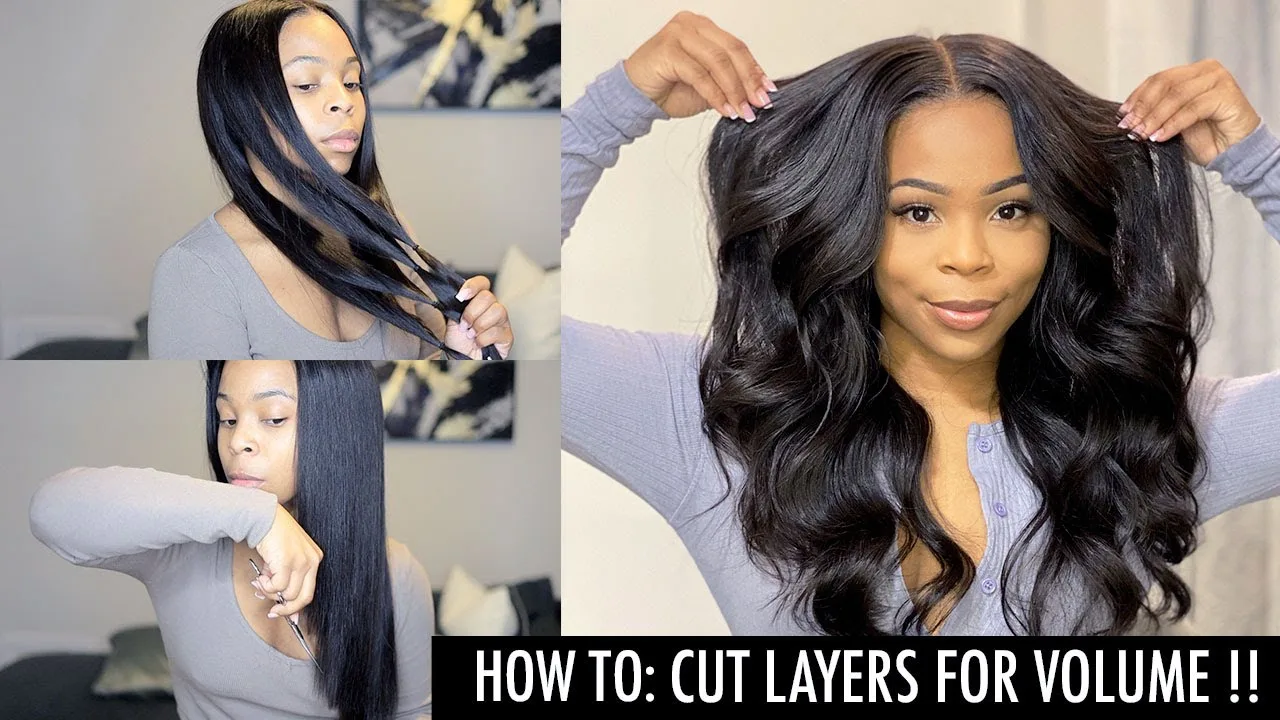 How to Trim a Stylish Voluminous Hairstyle on Synthetic Wigs