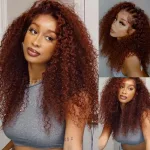 Curly #33B Glueless Wear and Go Wig 20 Inch