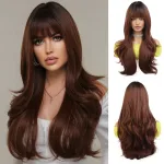 Long Ombre Brown 24 Inch