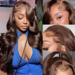 30 Inch 13x4 Brown Lace Front Wig