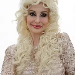 Dolly Long Blonde Curly Wig