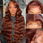 32 Inch reddish brown wig