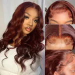 20 Inch reddish brown wig