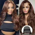 22 Inch 13x4 Brown Lace Front Wig