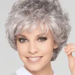 grey curly wig