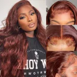 30 Inch reddish brown wig