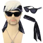 Wig+Necklace+Headbands+Sunglasses+Wig Cap