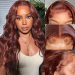 22 Inch reddish brown wig