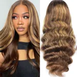 16 Inch 13x4 Honey Blond Wig