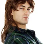 Brown Mullet Wig