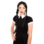 Braided Pigtail Wig (Black)