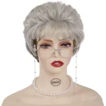 Silver Wig Set