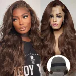 20 Inch 13x4 Brown Lace Front Wig