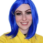 Blue Bob Coraline Wig