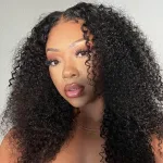 Bye Bye Knots 7X5 Kinky Curly Kinky Edges Natual Wig 22 Inch