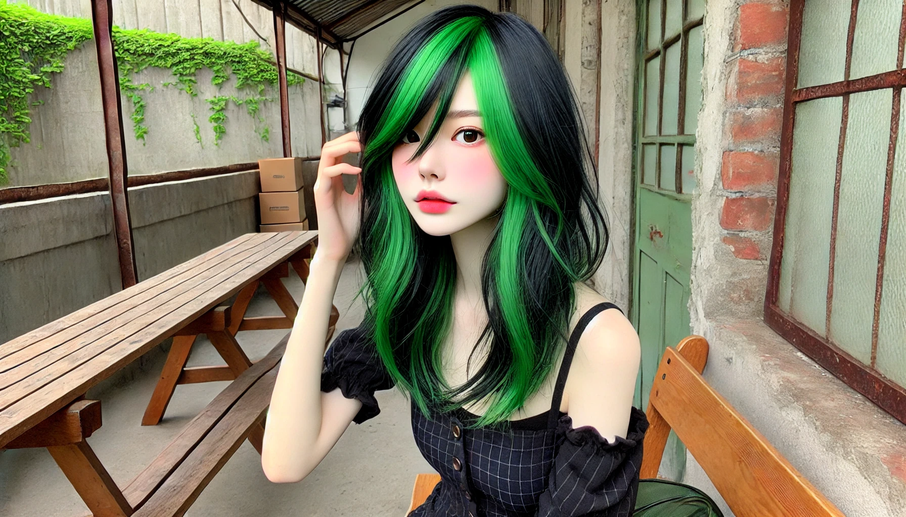 Benefits of Black and Green Mixed Wigs