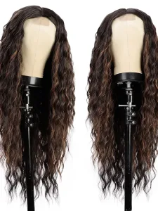 Picture of different types of wig stands lined up for comparison