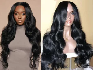 Various types of human hair wigs