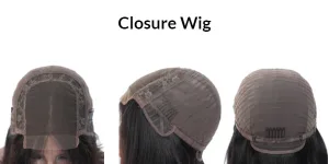 Close-up of wig construction techniques