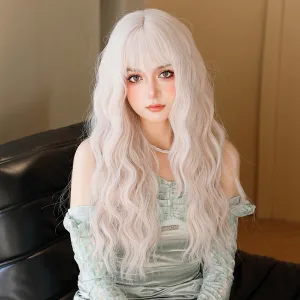 White wig with accessories