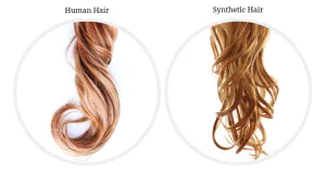 Comparison between synthetic and human hair wigs