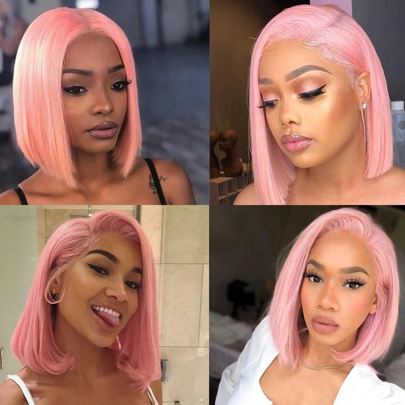 Pink Bob Wig