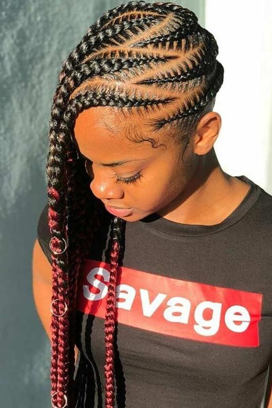 Cornrow Braids with a Twist