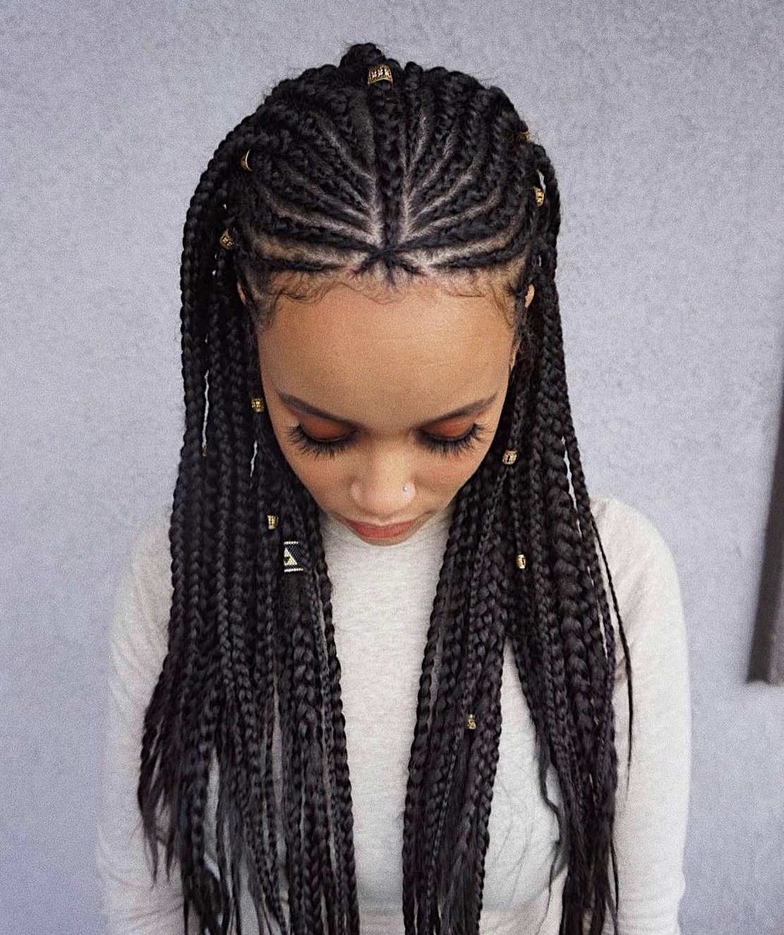 Tribal braids elegance