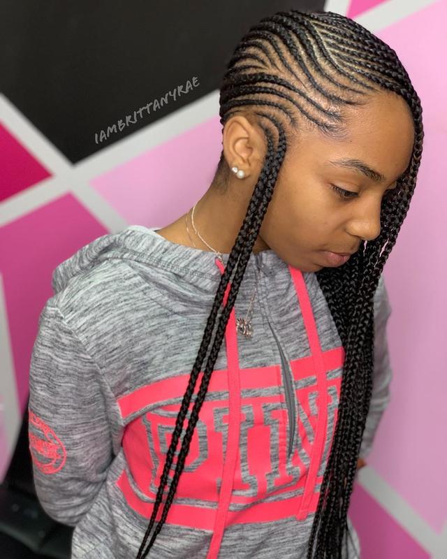 Side lemonade braids