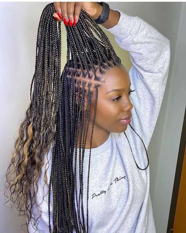 Cornrow braids