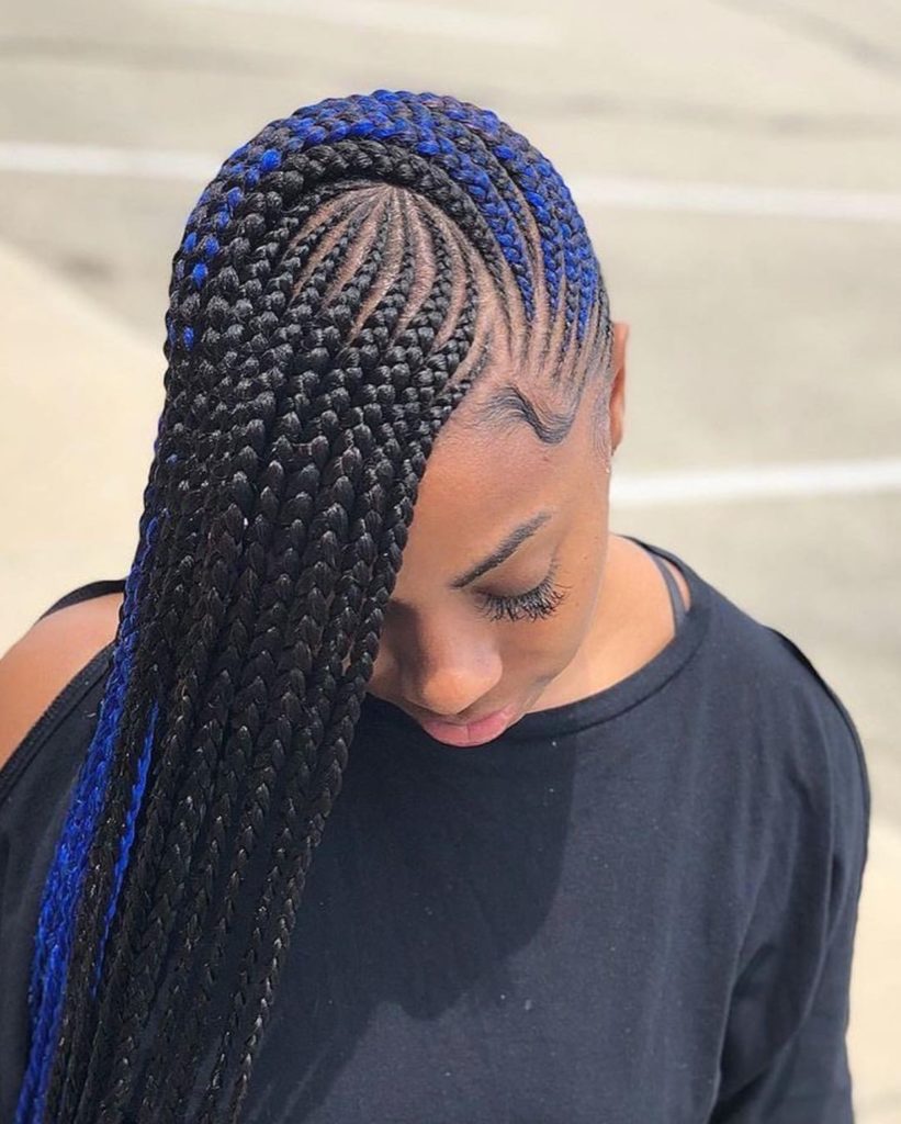 Side lemonade braids