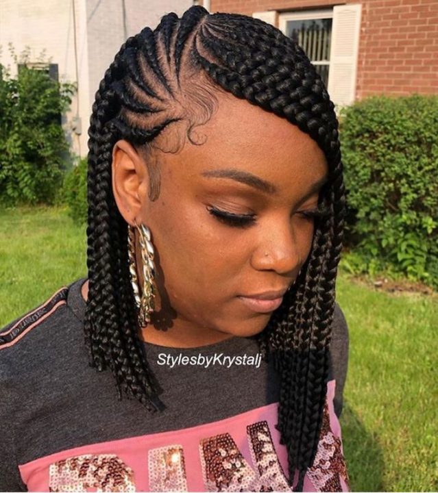 Side lemonade braids